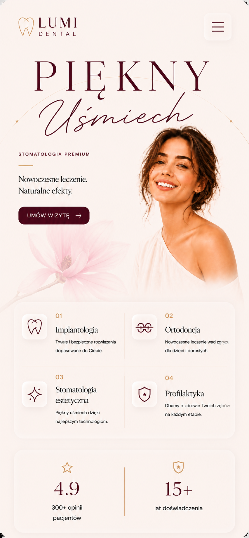Mobilna wersja Lumi Dental